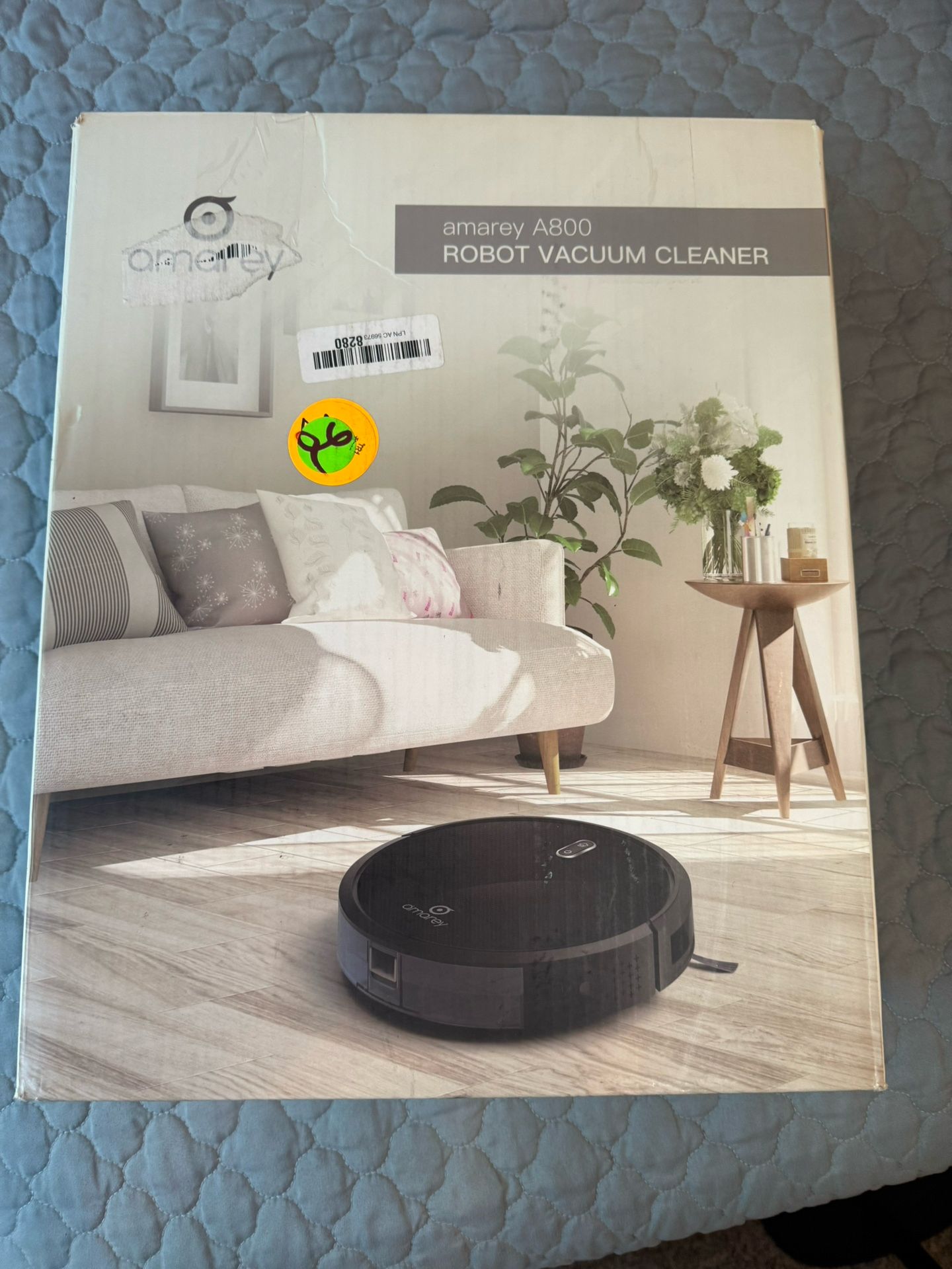 Amarey Robot Vacuum – All Parts Included - Needs Repair