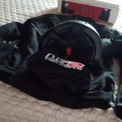 Mans Motorcycle Helmet And Never Used Women's 