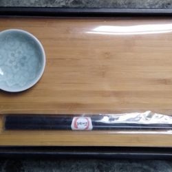 Bamboo sushi board Joyce Chen Brand New
