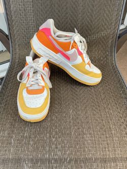Nike AF1 Fontanka Summit White/Hyper Pink Solar Flare Sneakers  Size 8.5