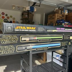 Star Wars Master Replicas Force Fx Collectible Lightsabers Anakin Luke & Mace Windu In Box Working