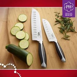 Cuchillos santoku de 7" y 5" princess house