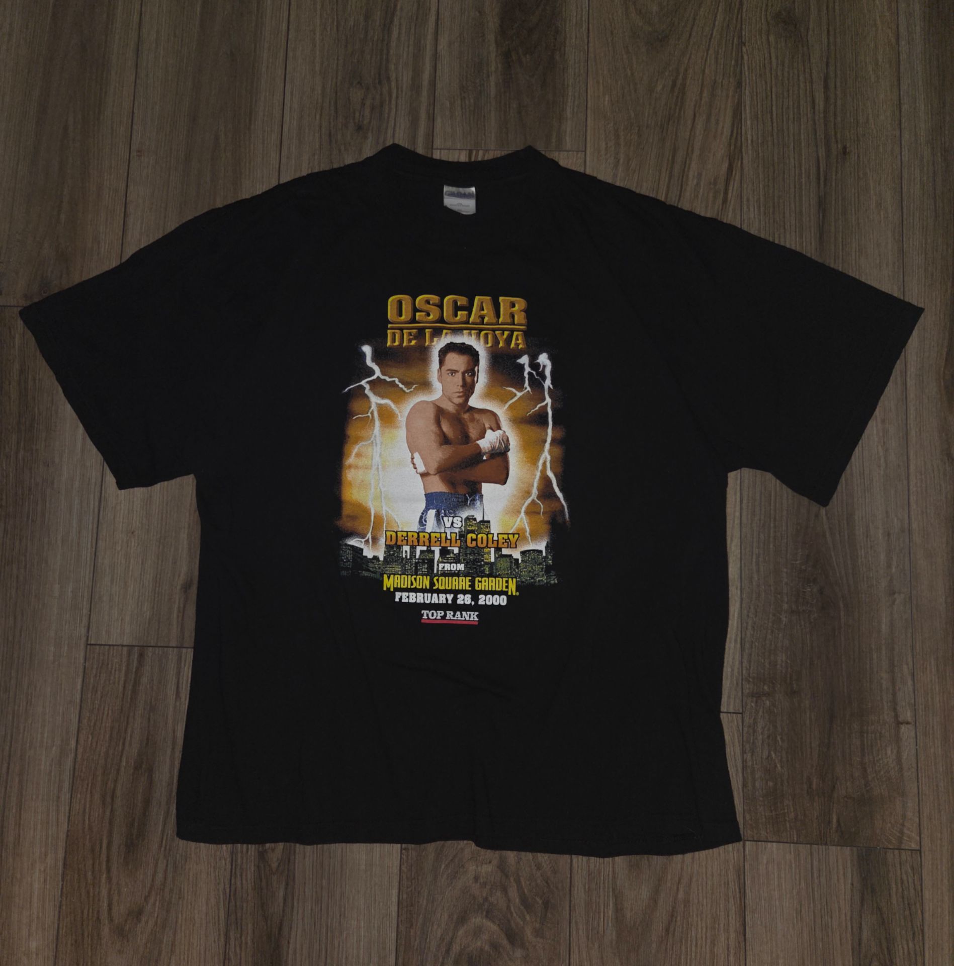 Vintage 2000 Oscar De La Hoya Official Fight T-Shirt XXL