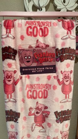Frankin Berry cereal Halloween blanket