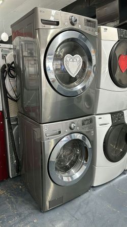 L G With Install! Was her Ele ctric Dry er Set Ultimate Care Feature