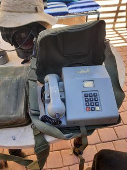 Antique Military Phone Set