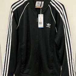 ADIDAS TRACK JACKET SZ LARGE NEW
