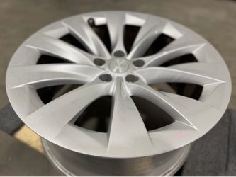 2020 Tesla Model X S OEM 20” Staggered Silver Wheels Rims and TPMS Sensors Slipstream 20x9.5 20x9