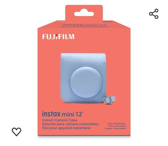 Fujifilm Instax Mini 12 Camera Case - Pastel Blue