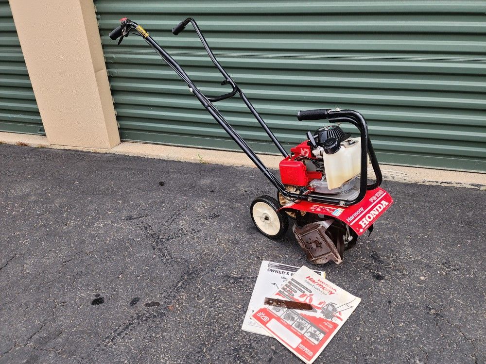HONDA FG100 mini tine tiller rototiller runs great looks nice no issue PRICE IS FIRM