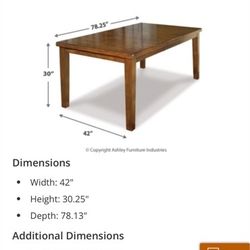 Ashley Furniture Dinning Table  Ralene