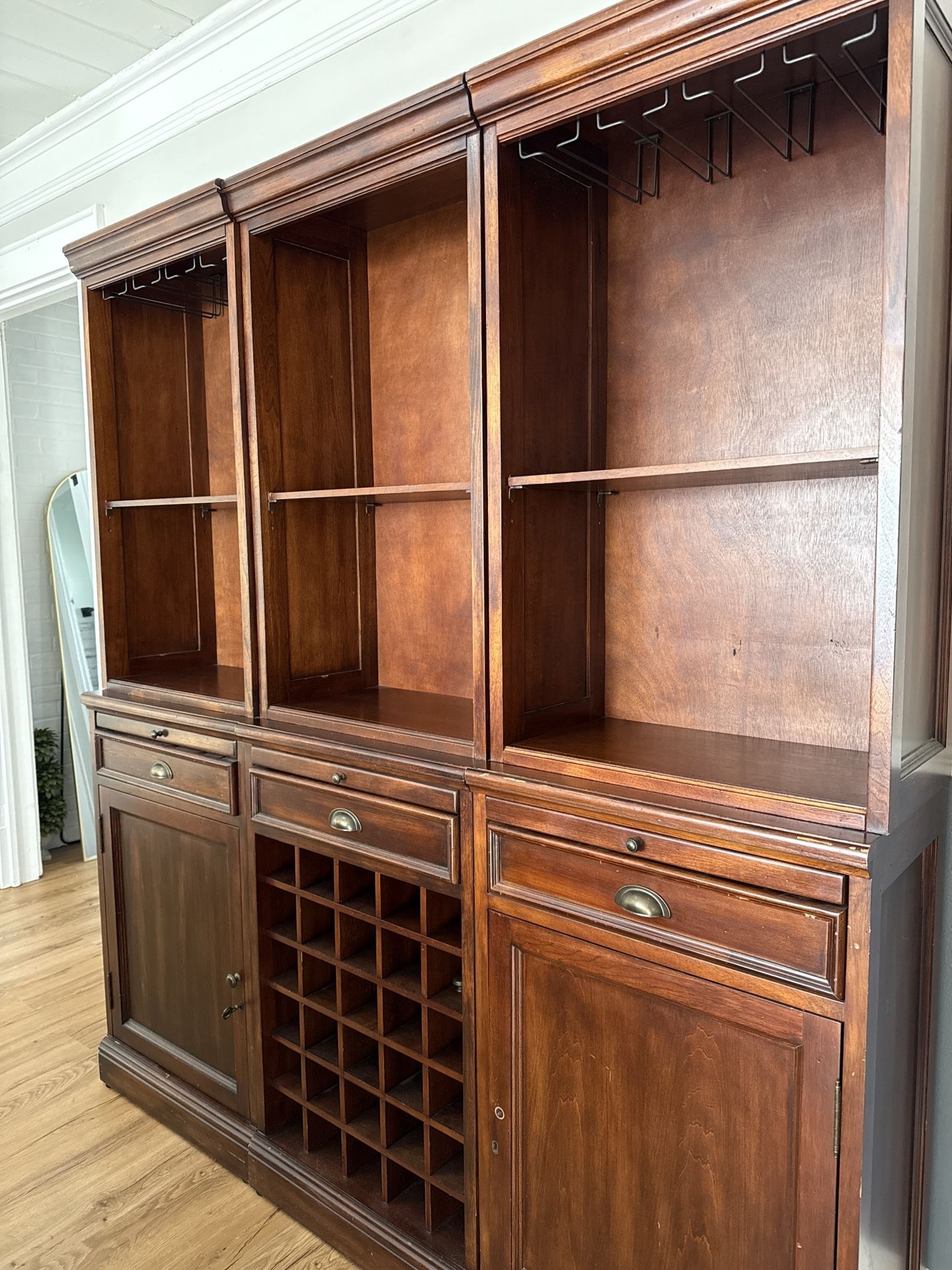 Pottery Barn Wall Bar