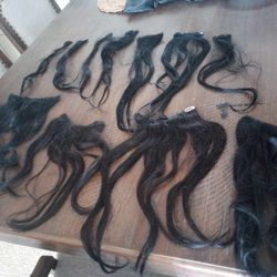 Extension Hair Natural Like New All For $65