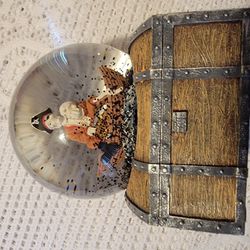 pirate skeleton globe