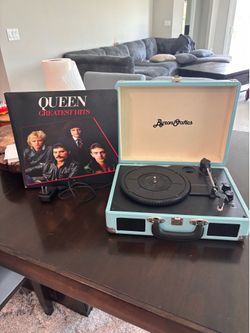 record player, record