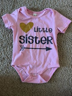 6m Little Sister Onsie