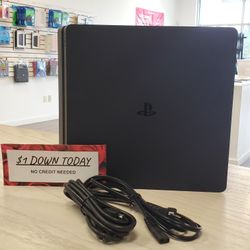 Sony Playstation 4 Ps4 500 Gb Gaming Console Only -5 Dollars Down No Credit Needed 