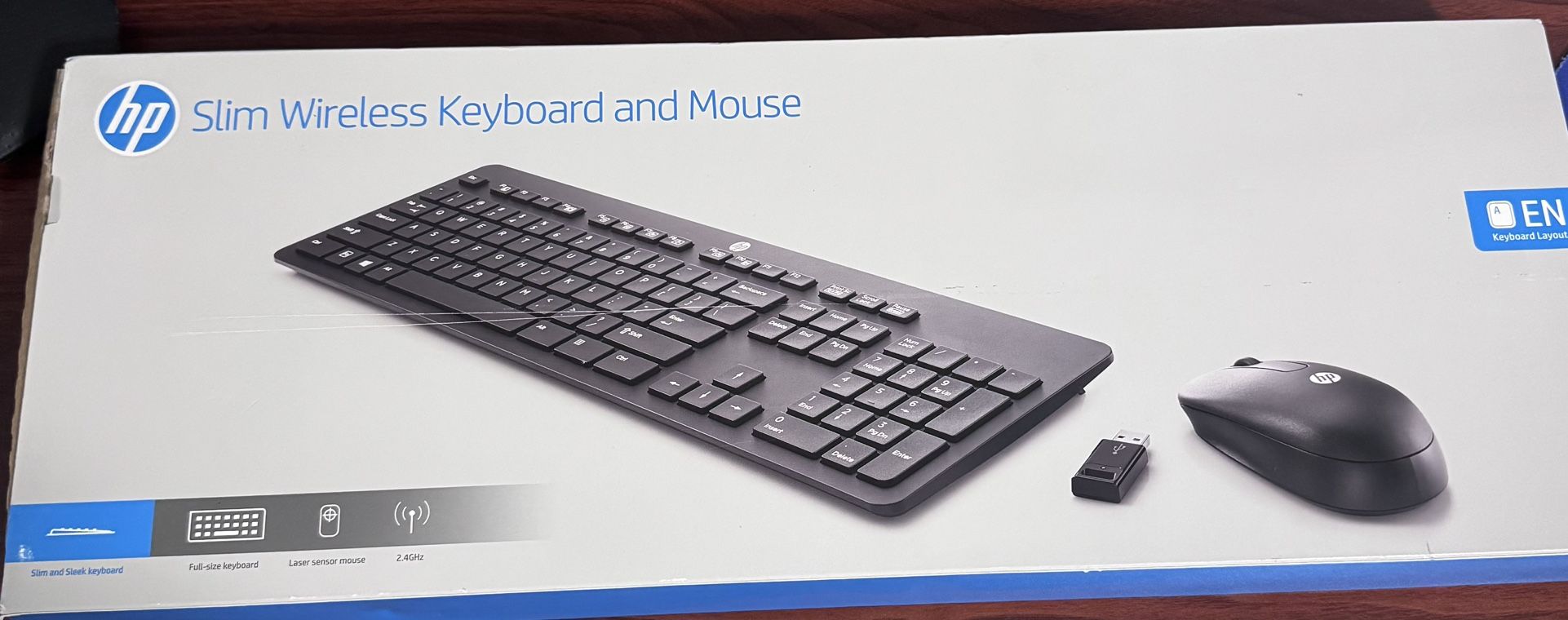HP Slim Wireless keyboard & Mouse (New)