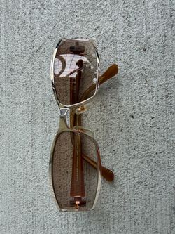 Vintage Carven C-5120 Sunglasses – 22K Gold Plated – Brown Lenses – Y2K Designer Eyewear