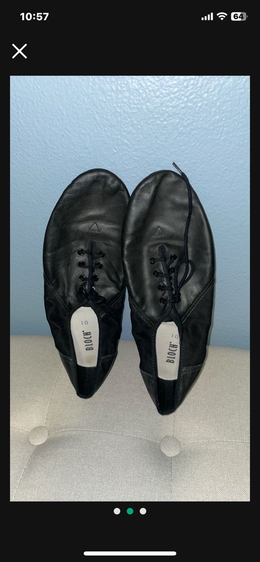 New! BLOCH JAZZ DANCE SHOES SIZE 10 (FITS SIZE 9)