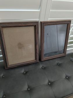 Set Of Two Matching 10 x 13 Wood Frames (Wall)