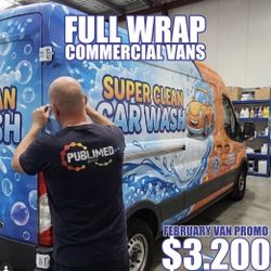 Full Wrap para Van + Diseño Incluido | Servicio Profesional