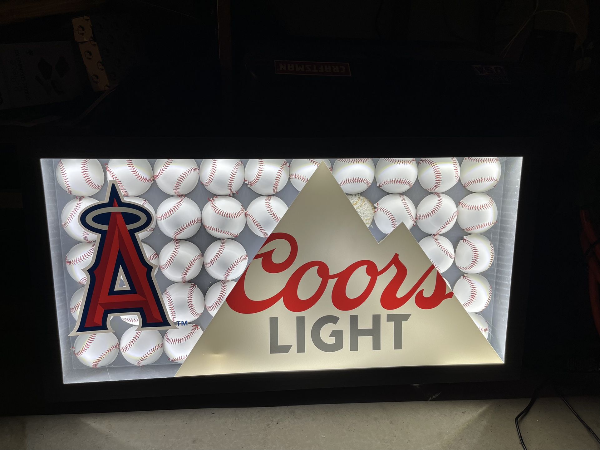 Coors Light Baseball Neon