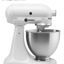KitchenAid 4.5qt standup mixer, new: $