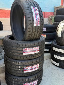 295/35/24 AMERICAN ROAD STAR 4 NEW TIRES INSTALLED ✅ INSTALADAS ✅