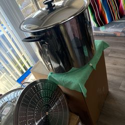 Olla vaporera  con parrilla