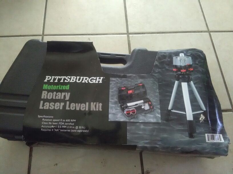 Pittsburgh rotary laser level item 69247