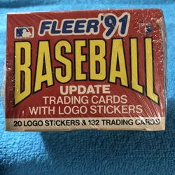 Baseball Cards:  1991 Fleer Updated Factory Set