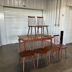 Vintage Mcm Teak Dining Set