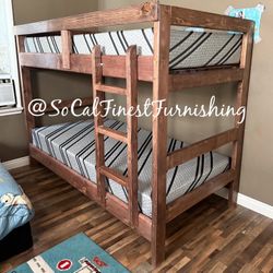 Twin Bunk Bed And Mattress 