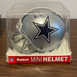 Terrence Newman Dallas, Cowboy Number 41 Autographed Mini Helmet