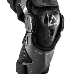 Leatt X-Frame Moto MX Hybrid Carbon Knee Brace Pair Brand New 