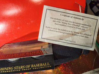 Shining Stars Of Baseball 24k Gold Proof Collection Leo Durocher 2 Coin Set