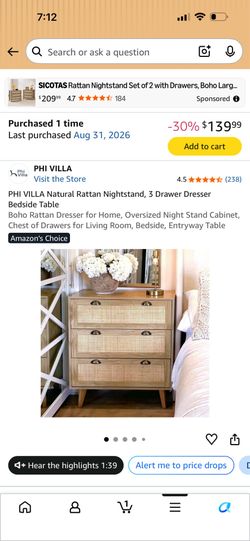 Bedside table