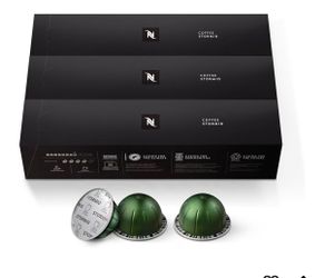 Nespresso Capsules Vertuo, Stormio, Dark Roast Coffee, 30-Count Coffee Pods, Brews 7.8oz.