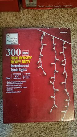 10x heavy duty 300 icicles light set