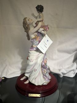 Vintage Vittorio Sabadin Capodimonte Porcelain Mother And Child