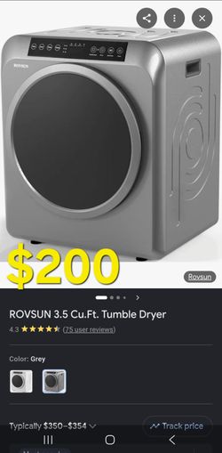 ROVSUN 3.5 Cu.Ft. Portable Tumble Dryer