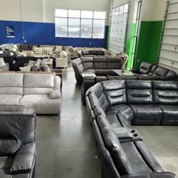 Clearing out overstock sectionals Sofas & more!