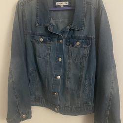 Plus Size Jean Jacket