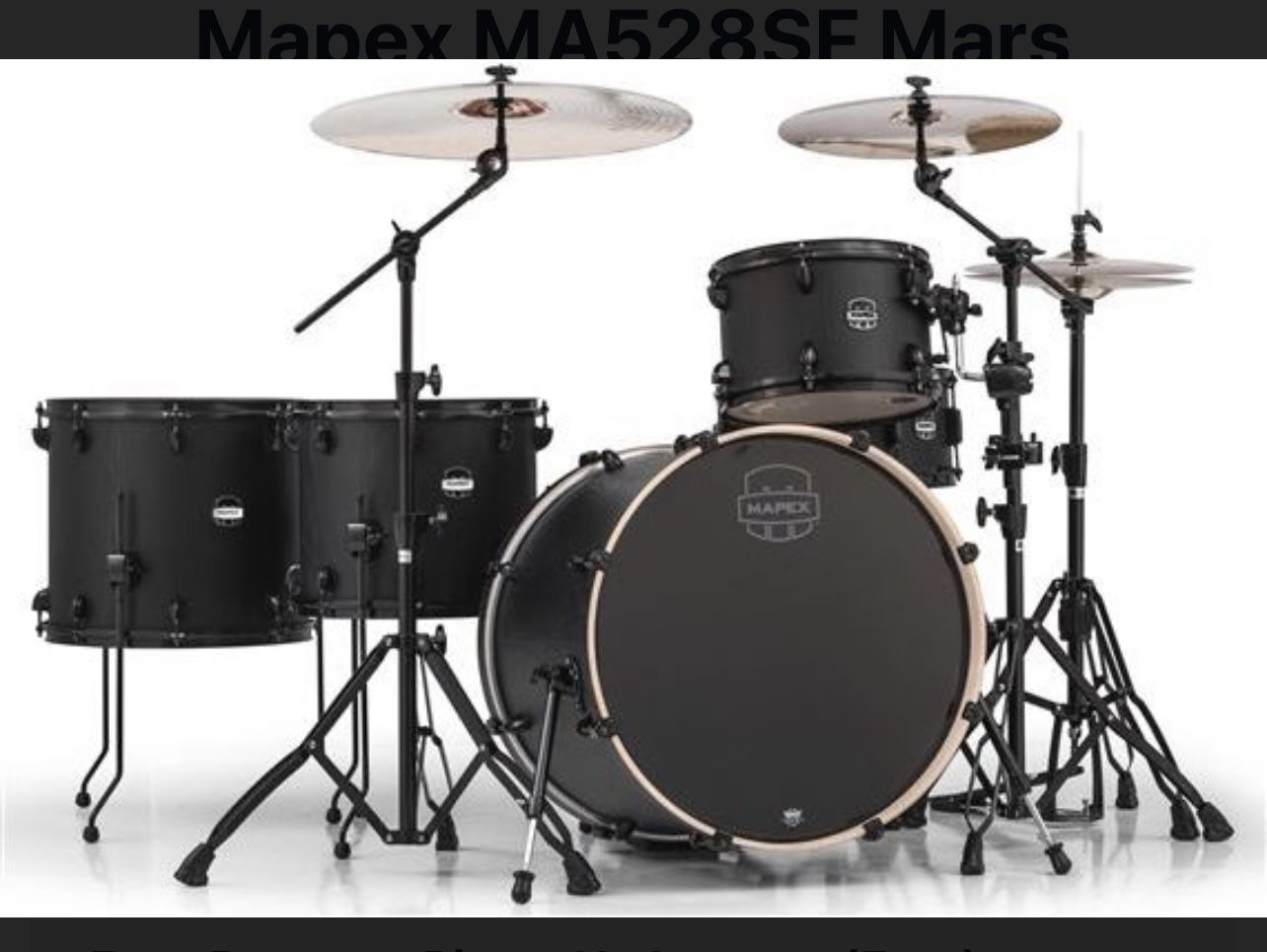 Drum Set With Cymbals 