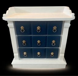 2  3-Drawer Chest with Lion Head Hardware