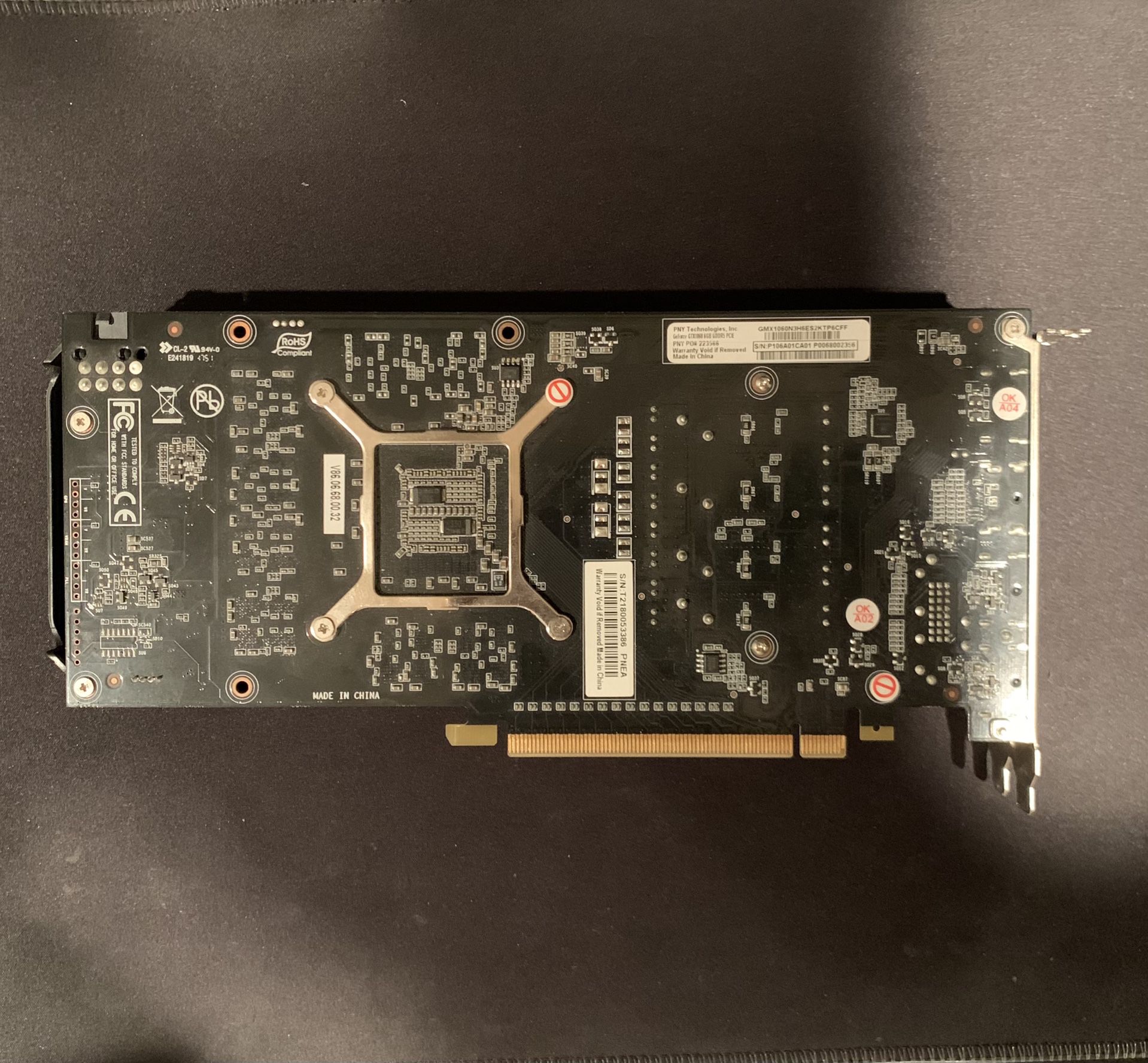 Pny Nvidia Gtx 1060 6gb Graphics Card