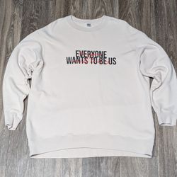 Uniqlo The Devil Wears Prada Movie Sweatshirt Hype Light XL Size