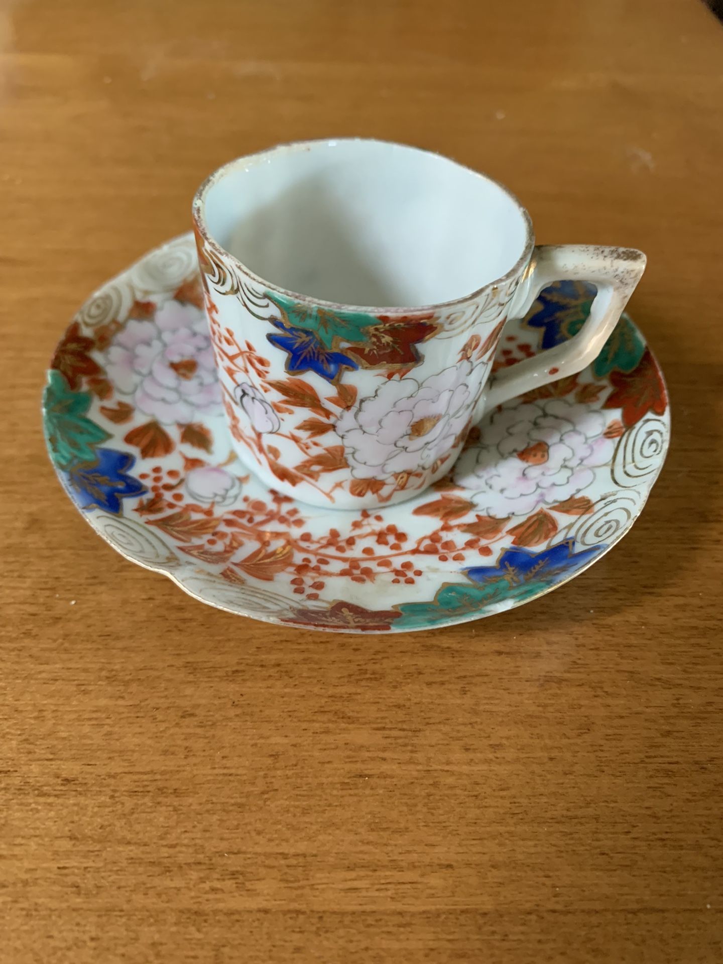 Antique China Tea Cup & Saucer