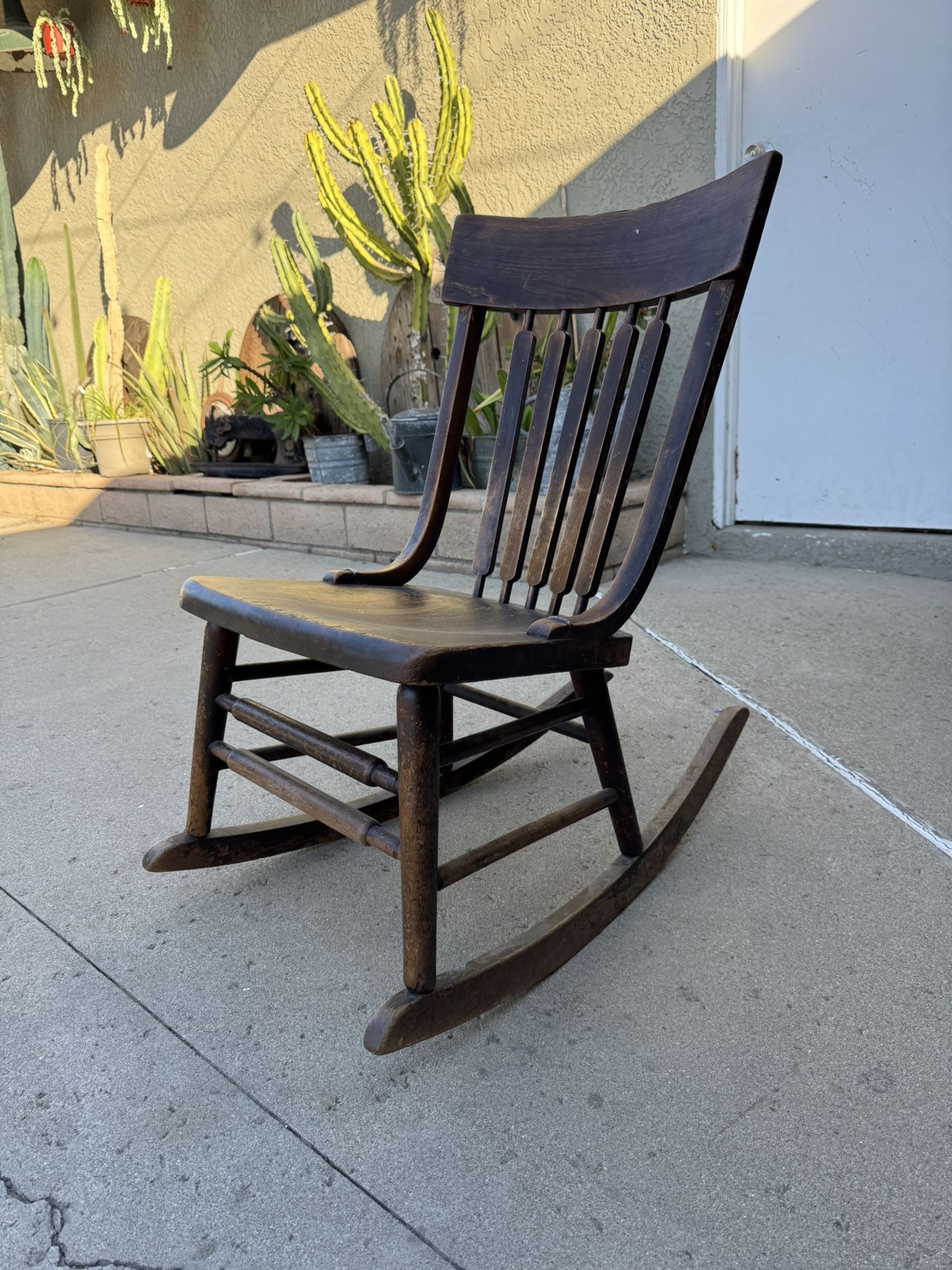 Antique Wooden Rocking Chair ( Small!)